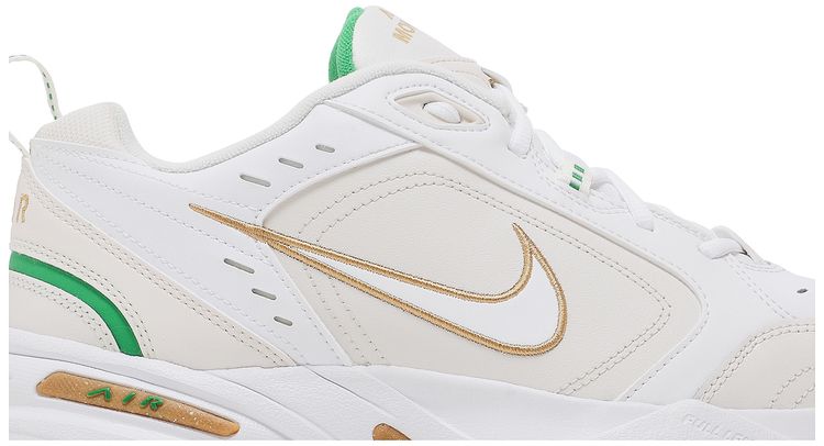 Nike Air Monarch IV White Lucky Green Gold