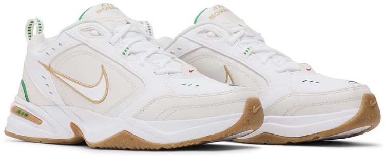 Nike Air Monarch IV White Lucky Green Gold