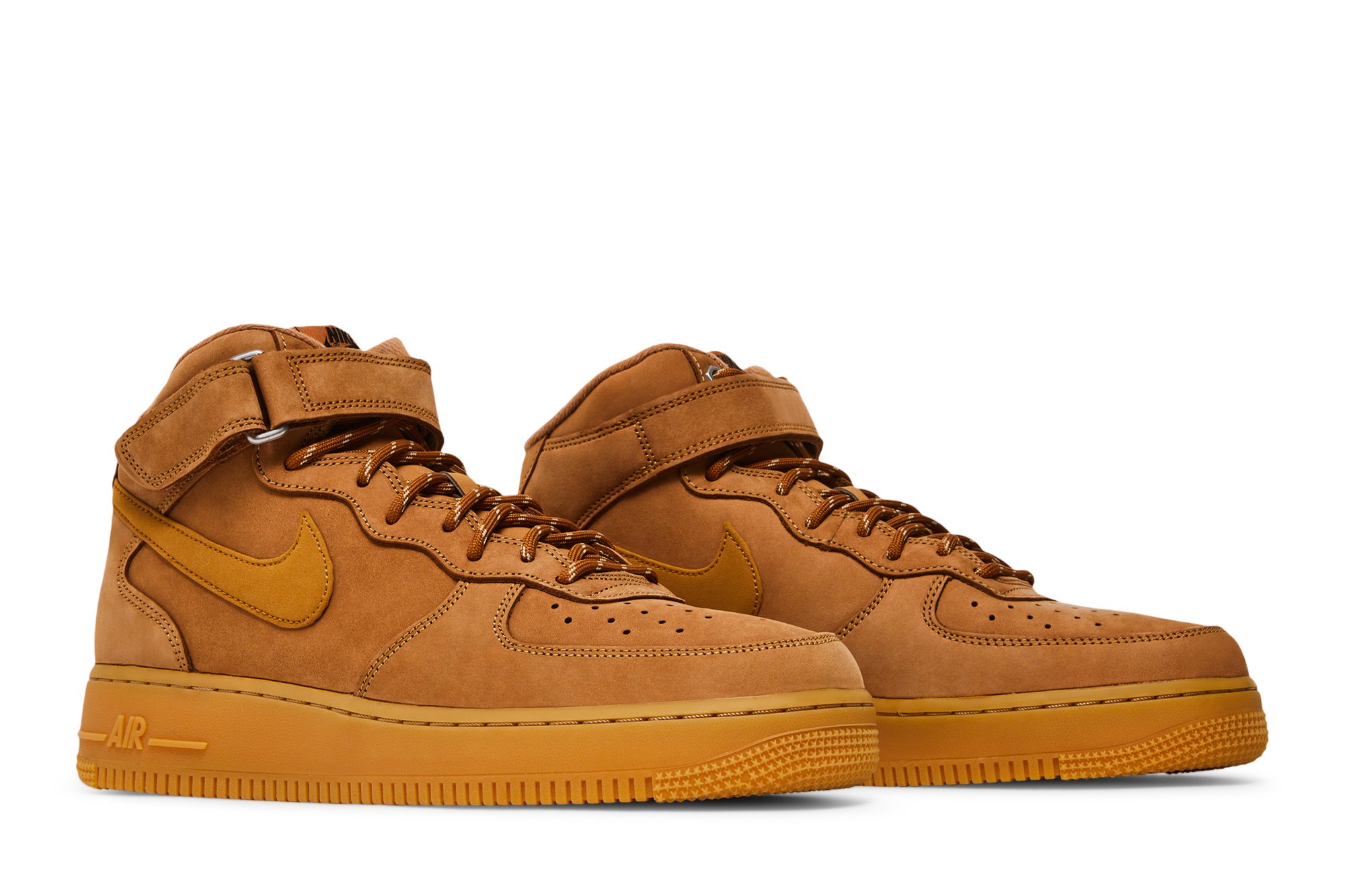Brown Air Force 1 Mid 07 Flax