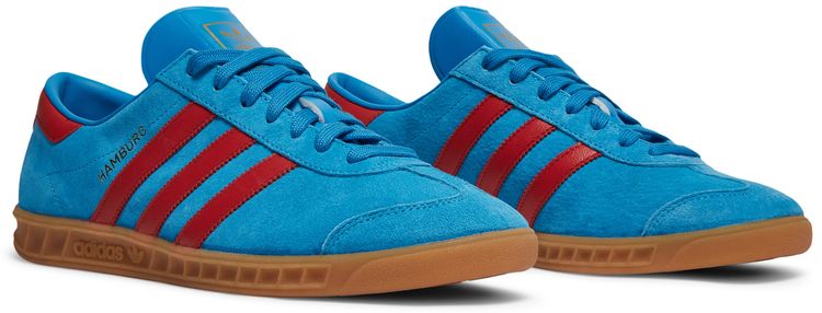 Adidas Hamburg Solar Blue Red Gum