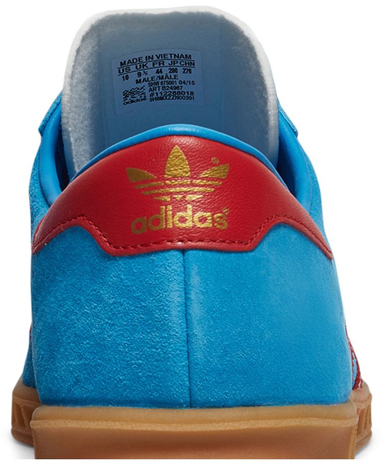 Adidas Hamburg Solar Blue Red Gum