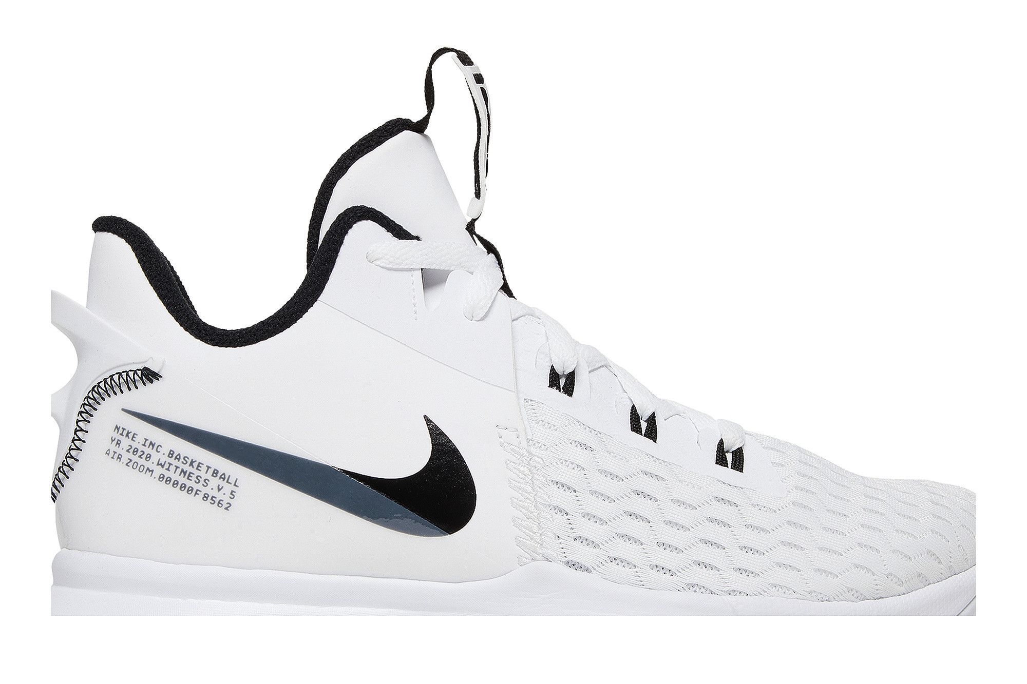 Size 10.0 LeBron Witness 5 EP White Black