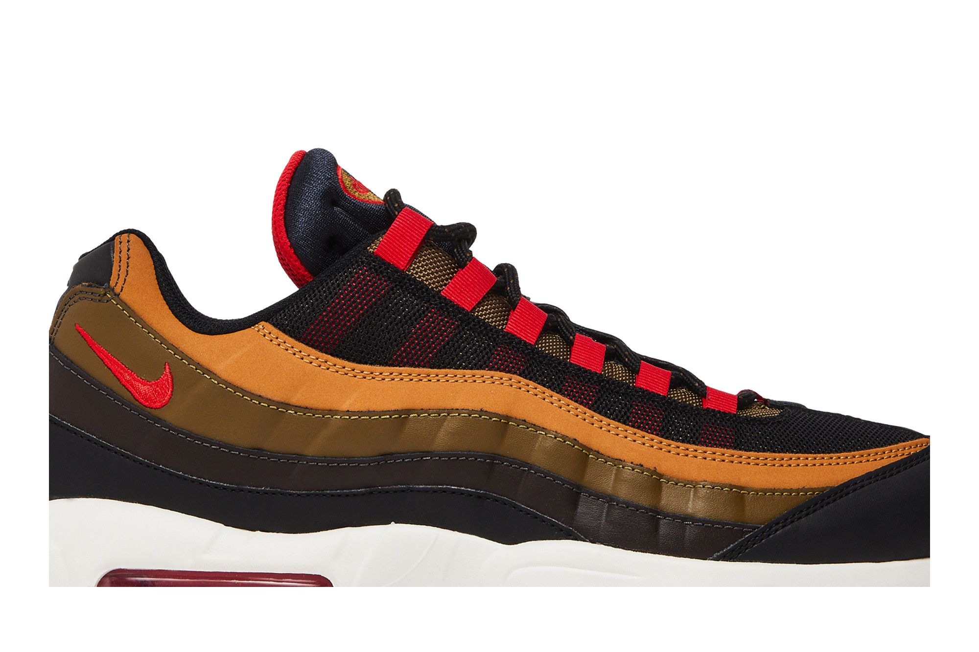 NIKE★AIR MAX 95 ESSENTIAL★YUCON BROWN/RED/FLAX/BLACK Nike Air Max 95 Essential Yukon Brown | eBay