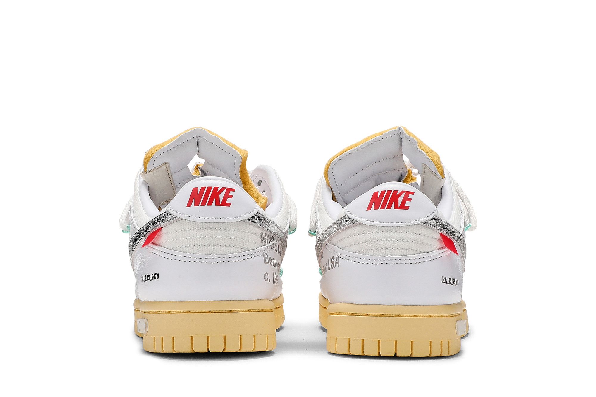 Buy Off-White x Dunk Low 'Lot 01 of 50' - DM1602 127 | GOAT