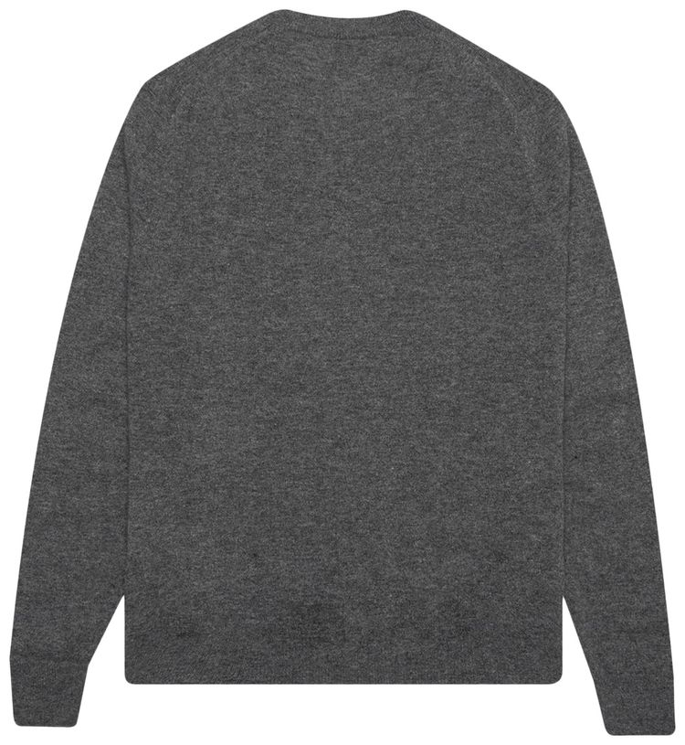Comme des Garcons PLAY Small Heart Sweater Grey