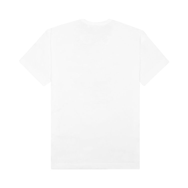 Comme des Garcons PLAY Inverted Text T Shirt White