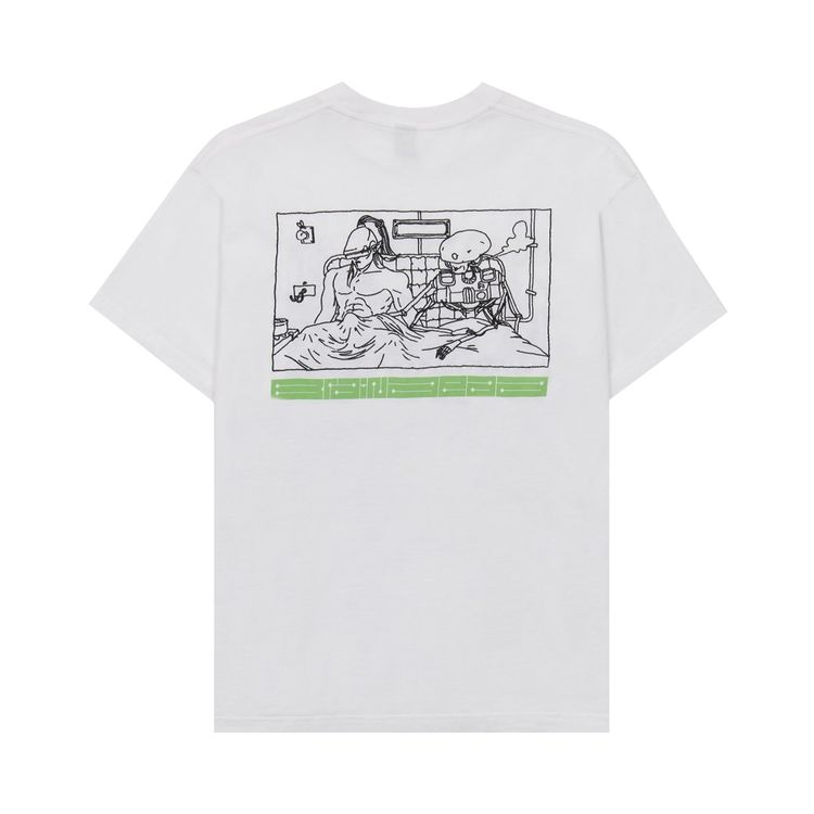 Brain Dead Biorhythms T Shirt White