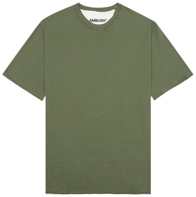 Ambush Reversible T Shirt Olive Green