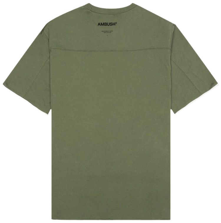 Ambush Reversible T Shirt Olive Green