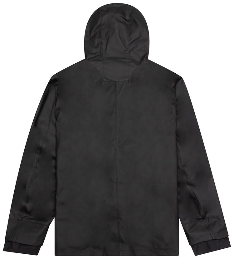 Ambush Rubber Coated Hoodie Black