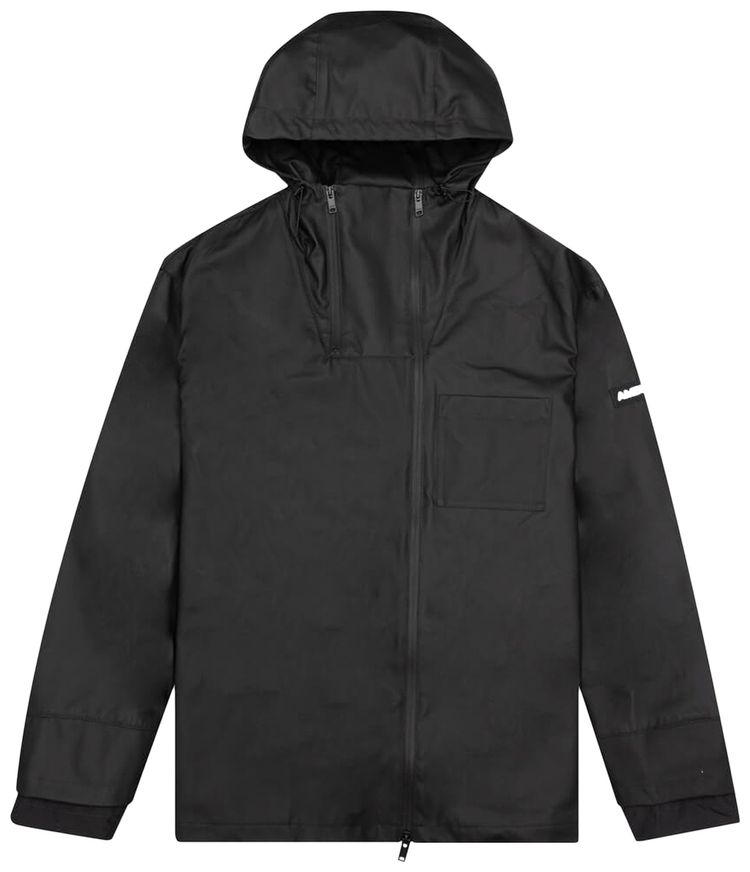 Ambush Rubber Coated Hoodie Black