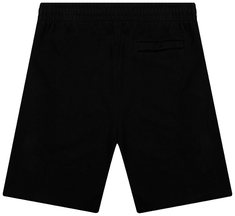 Off White Logo Sweatshorts BlackWhite