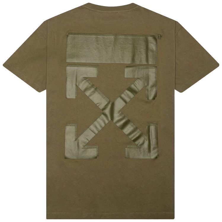 Off White Rubber Arrows Slim Tee GreenGreen