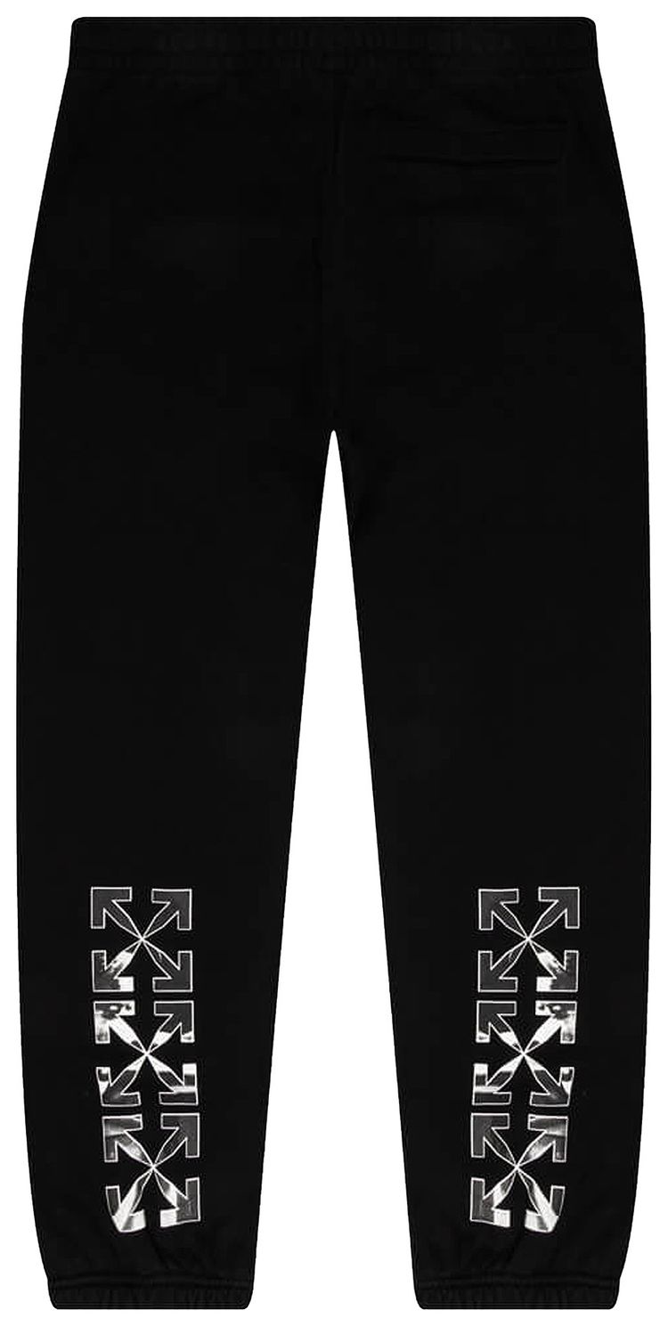 Off White Caravaggio Arrow Slim Sweatpant BlackWhite