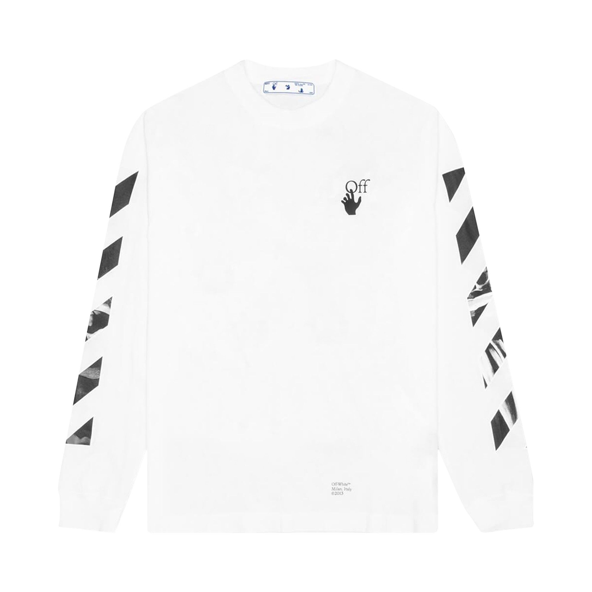 Off white caravaggio long sleeve tee clearance