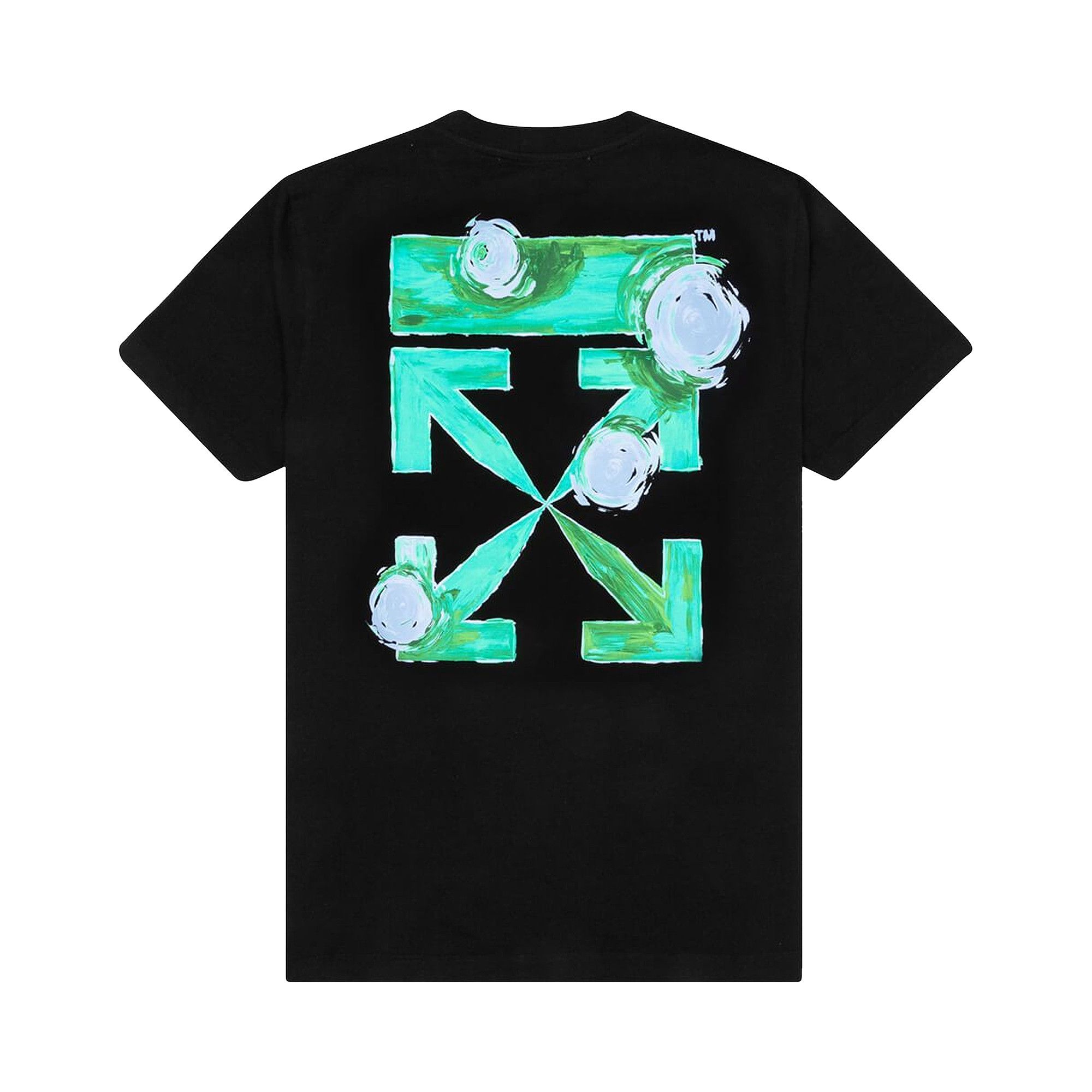 Buy Off-White Tornado Arrow Slim Tee 'Black/Multicolor Buy Off-White Tornado Arrow Slim Tee 'Black/Multicolor