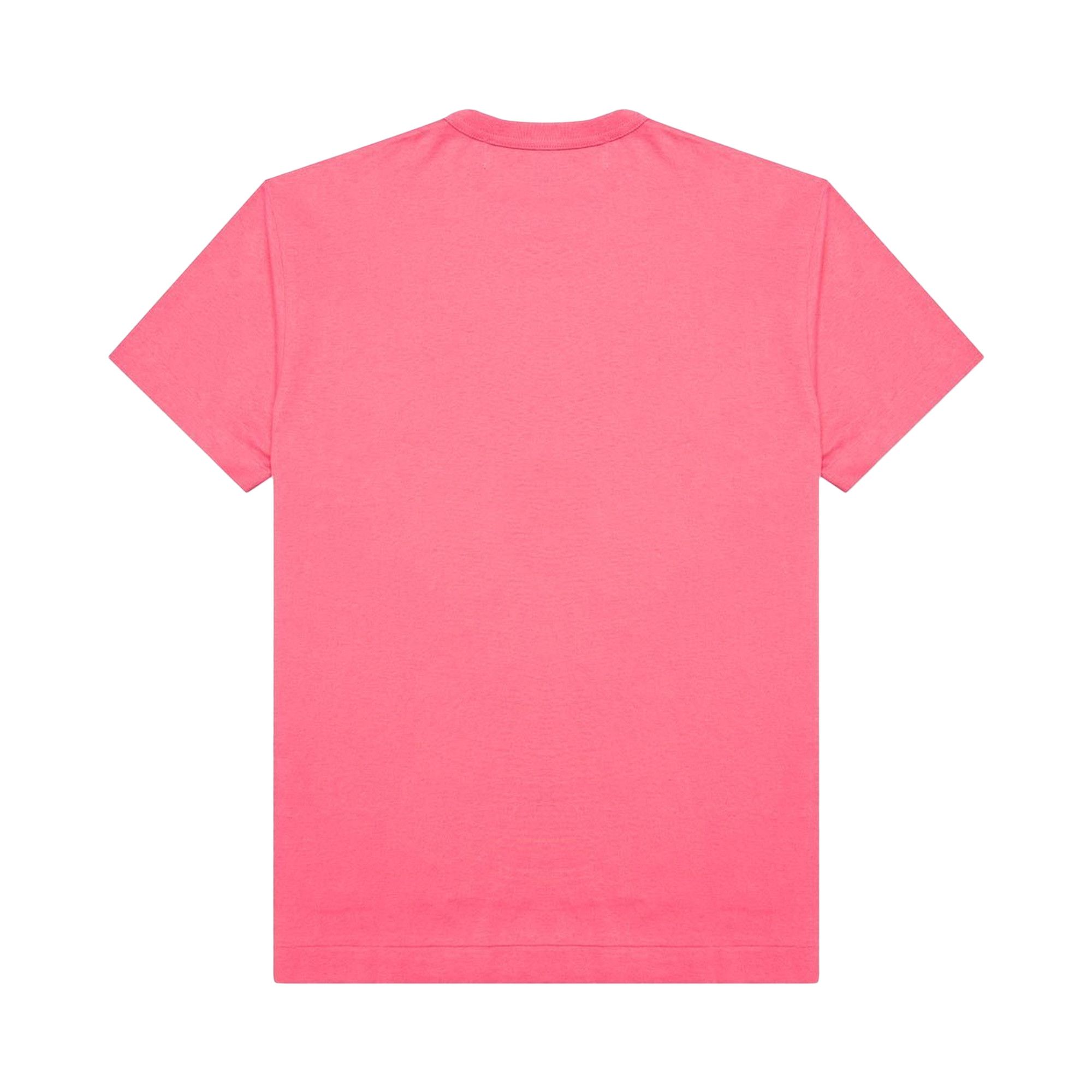 Comme des garcons t shirt pink hotsell