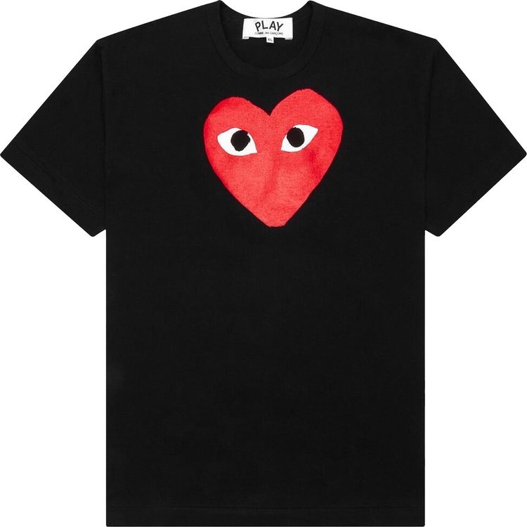 Comme des Garçons PLAY Heart T-Shirt 'Black'