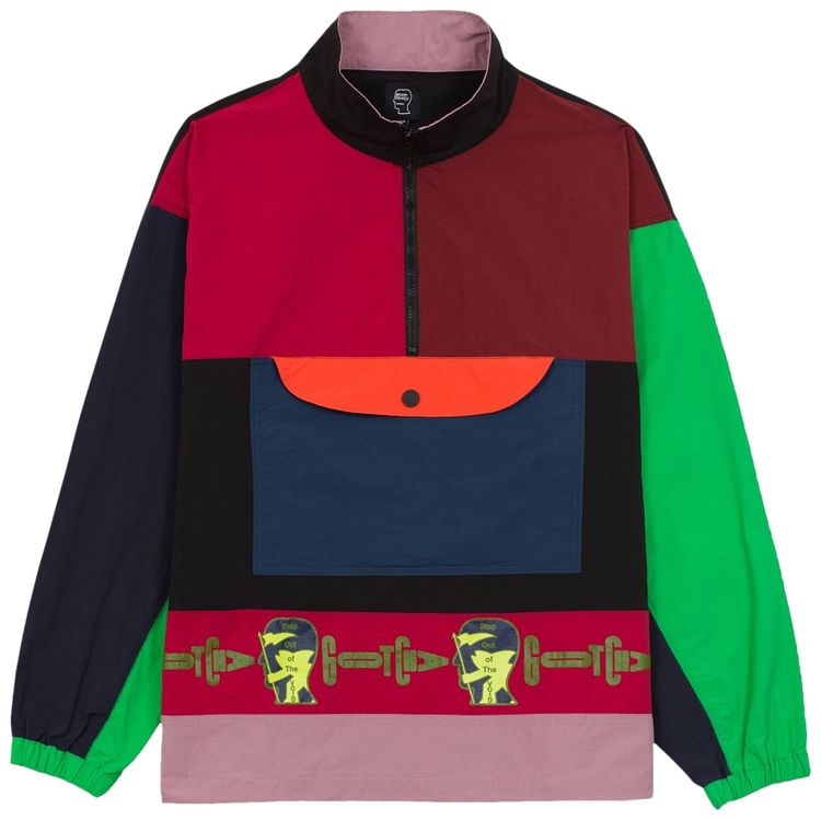 Brain Dead x Gotcha Nylon Half Zip Pullover Multicolor