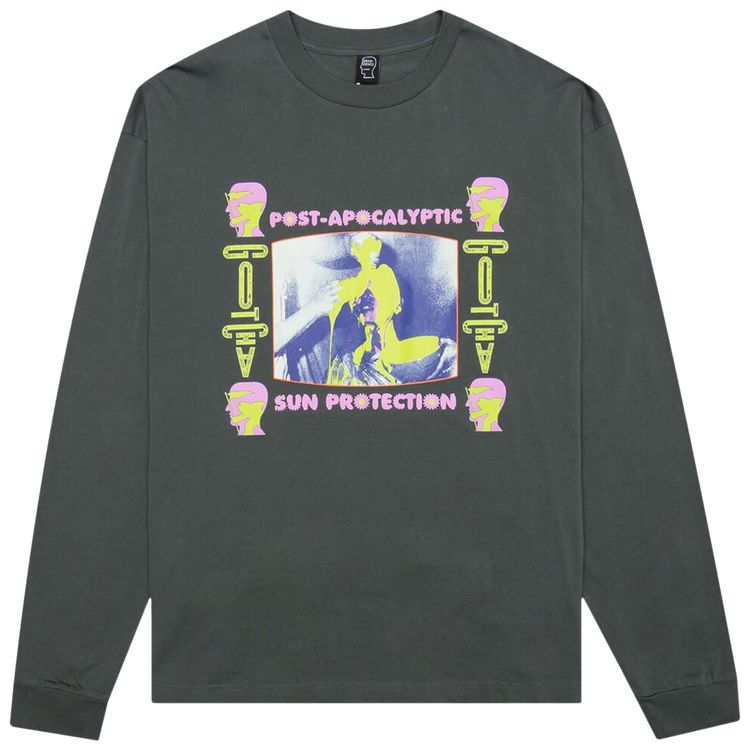 Brain Dead x Gotcha Sun Protection Long Sleeve T Shirt Green