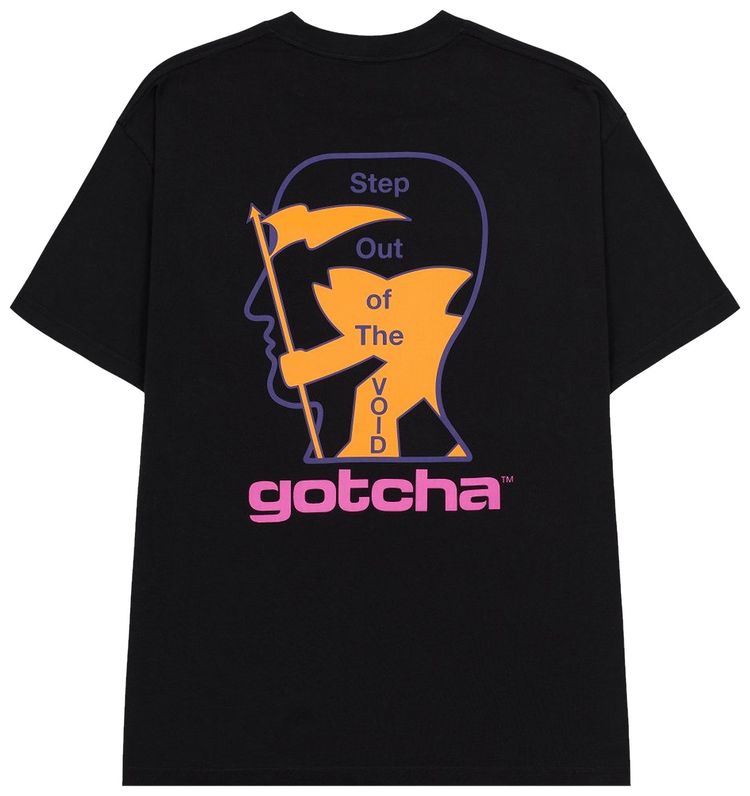Brain Dead x Gotcha Surf Ghoul Short Sleeve T Shirt Black