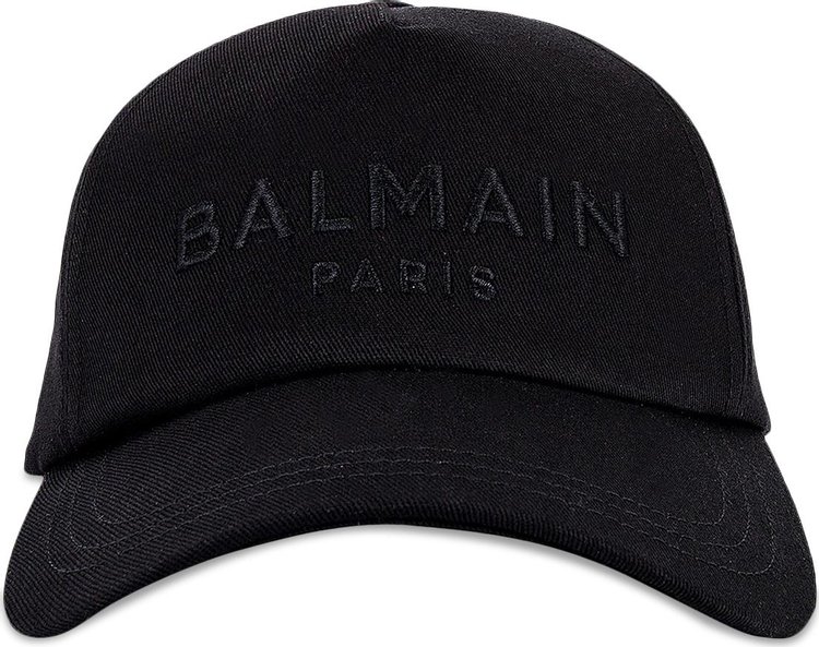 Balmain Cotton Cap 'Noir'