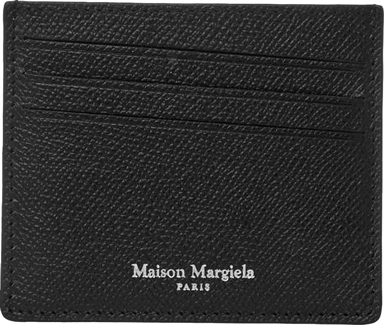 Maison Margiela Grainy Leather Card Holder 'Black'
