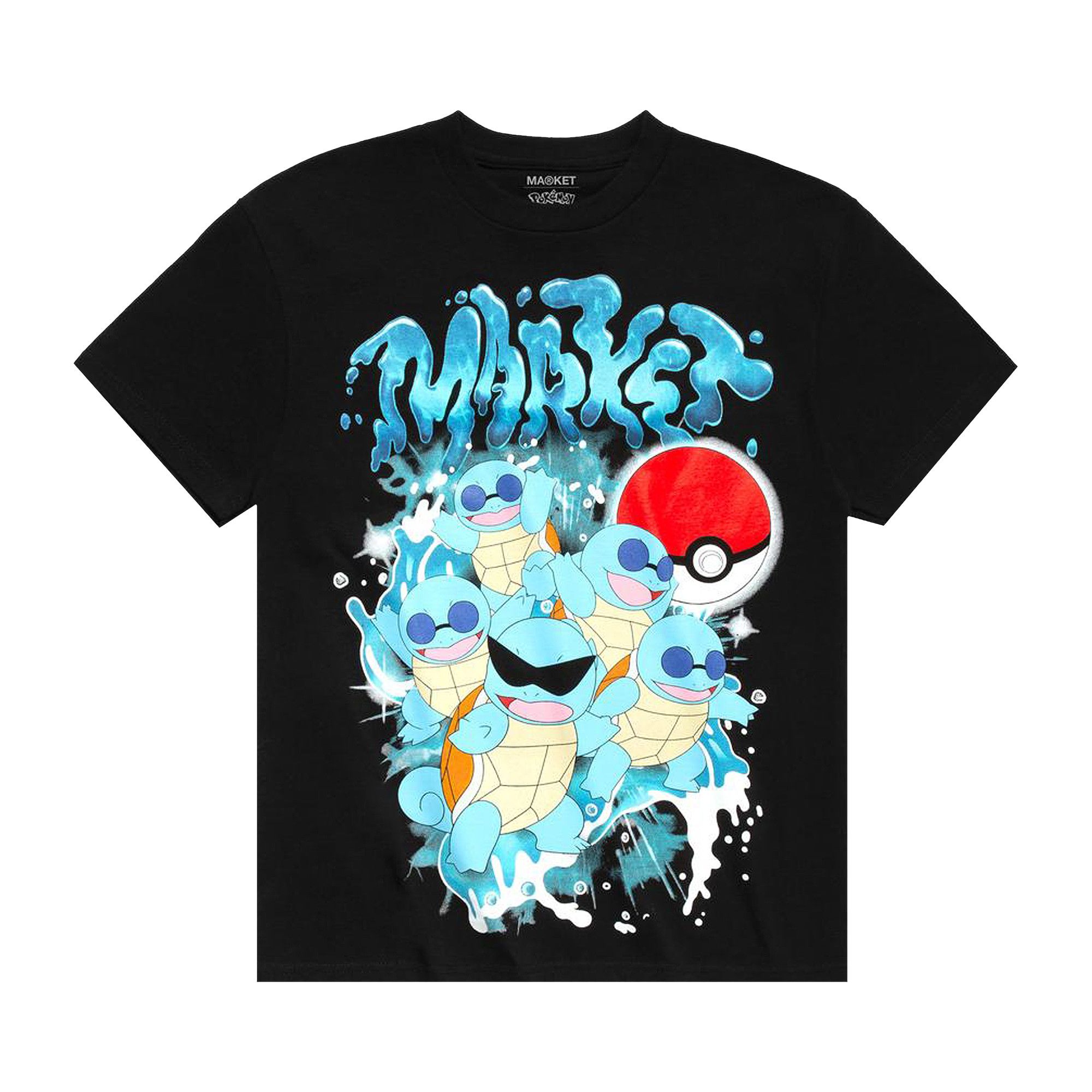 Buy Market x Pokémon Squirtle Squad T-Shirt 'Black