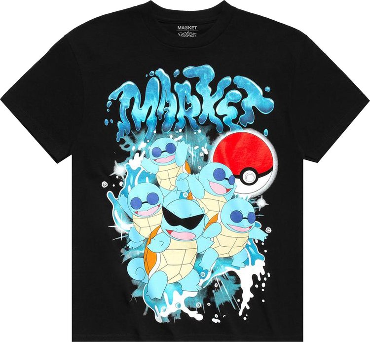 Market x Pokémon Squirtle Squad T-Shirt 'Black'