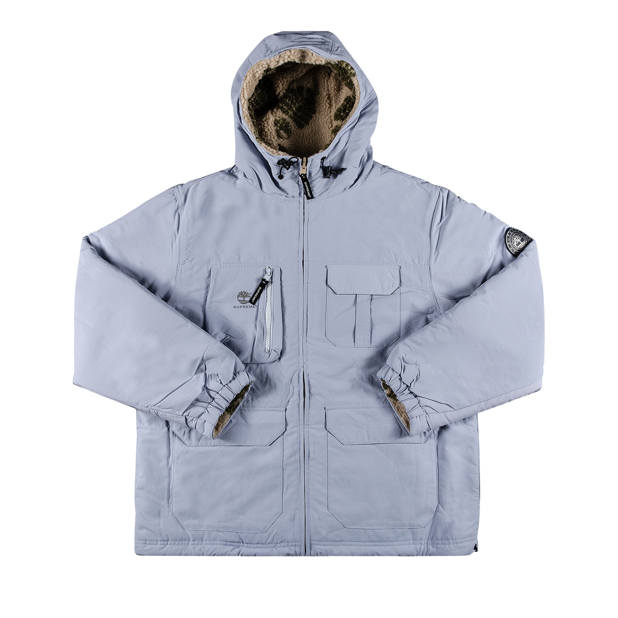 Buy Supreme x Timberland Reversible Ripstop Jacket 'Dusty Blue