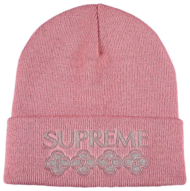 Supreme Glitter Beanie Rose