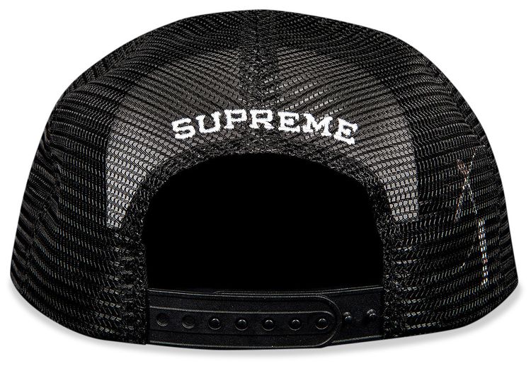 Supreme Lady Pink Mesh Back 5 Panel Black