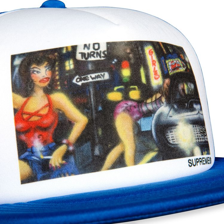 Supreme Lady Pink Mesh Back 5 Panel Royal