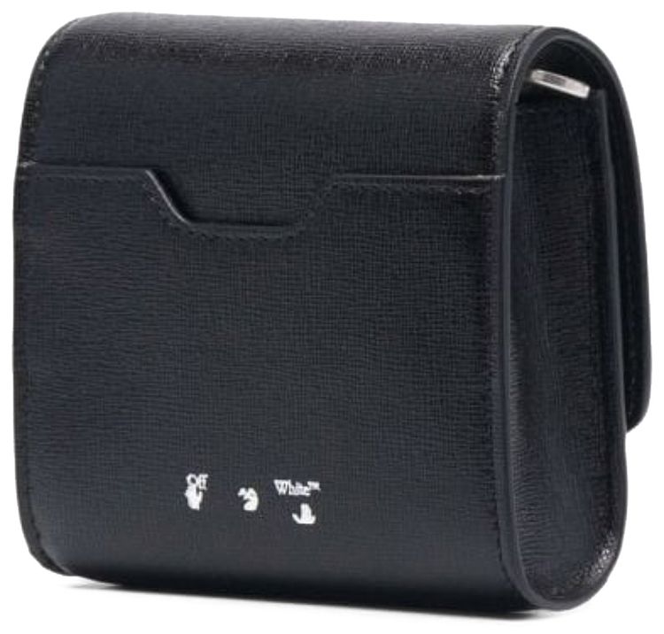 Off White Mini Lipstick Credit Card Bag BlackWhite
