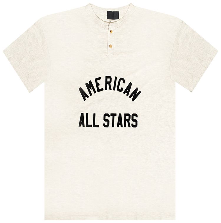 Fear of God All Star Henley Tee Cream Heather