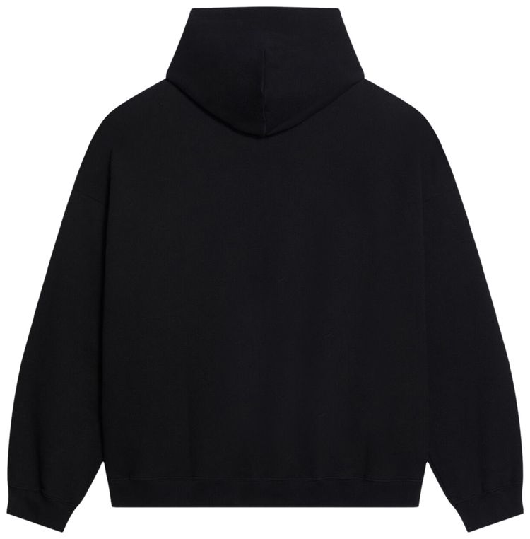 Balenciaga Wide Fit Hoodie BlackRed
