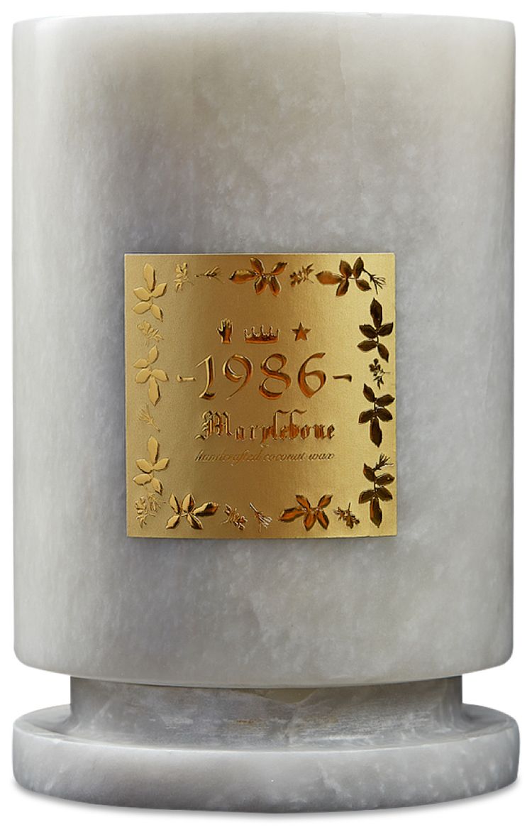 1986 White Marble Marylebone Candle White Marble