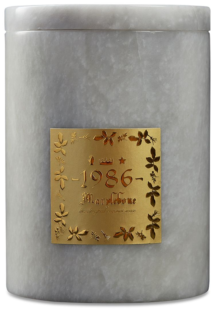 1986 White Marble Marylebone Candle White Marble