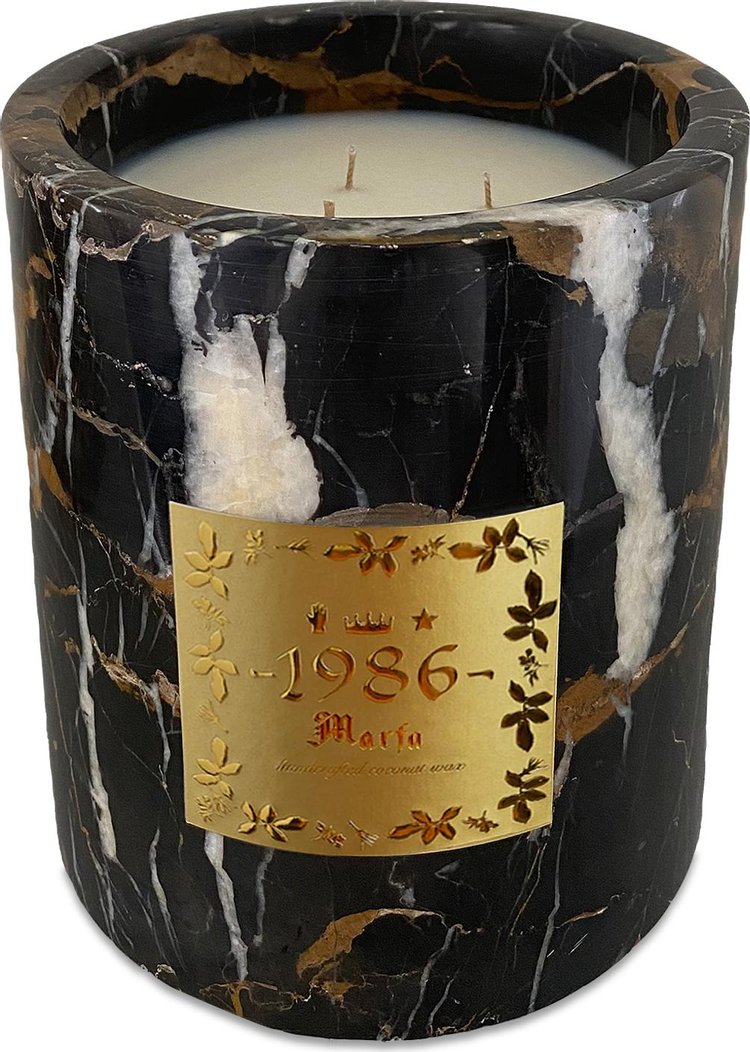 1986 Black Marble Marfa Candle 'Black Marble'