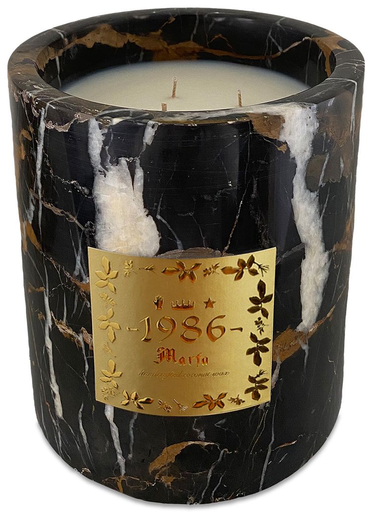 1986 Black Marble Marfa Candle 'Black Marble'