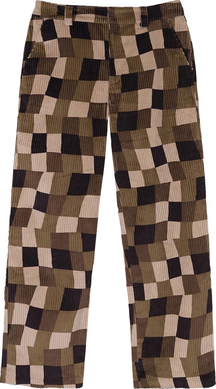 Stussy Wobbly Check Trouser 'Brown'