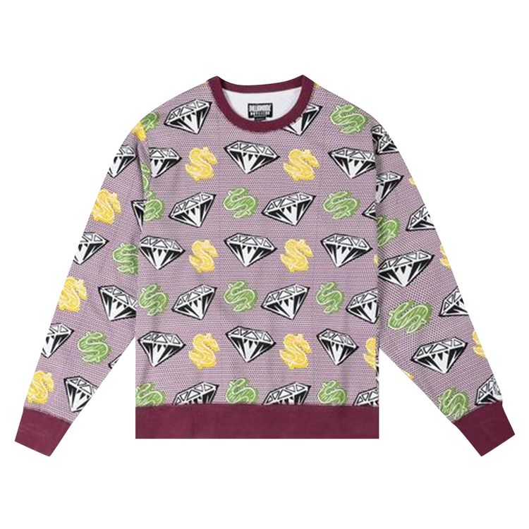 Billionaire Boys Club Diamond Dollar Crewneck Bleach White