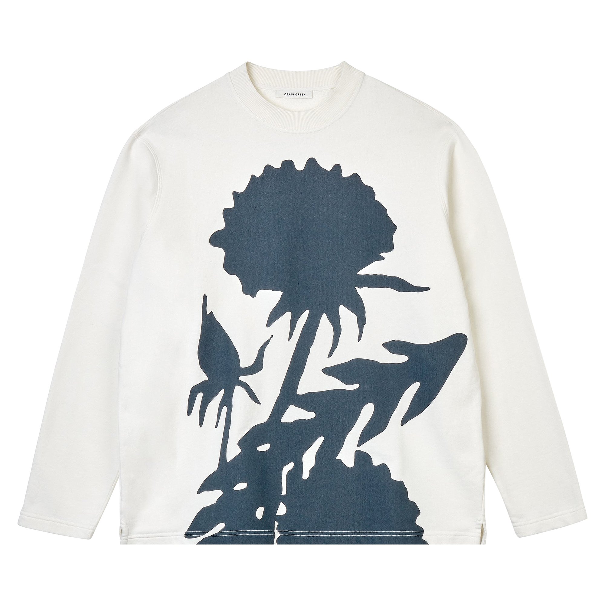 Buy Craig Green Flower Sweatshirt 'White/Navy Dandelion