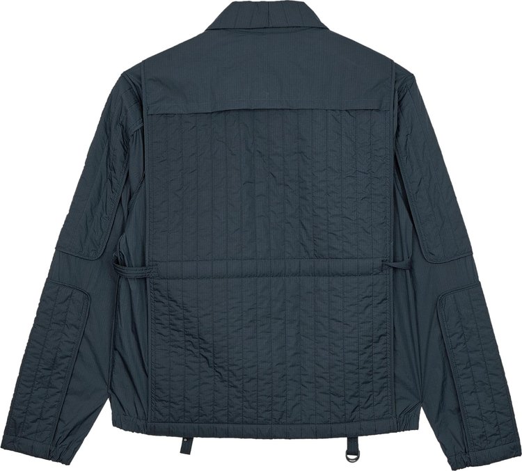 Craig Green Quilted Skin Jacket Ocean Blue