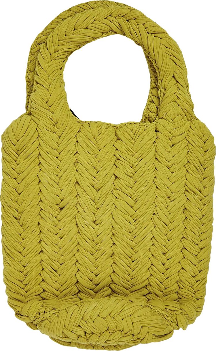 JW Anderson Knitted Shopper Yellow