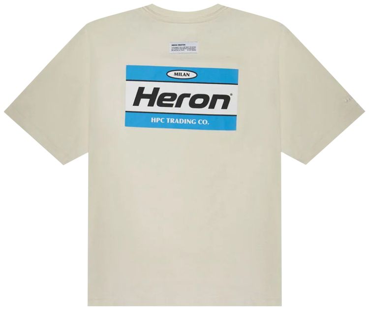 Heron Preston Short Sleeve Tee Reg Heron Gum Cream