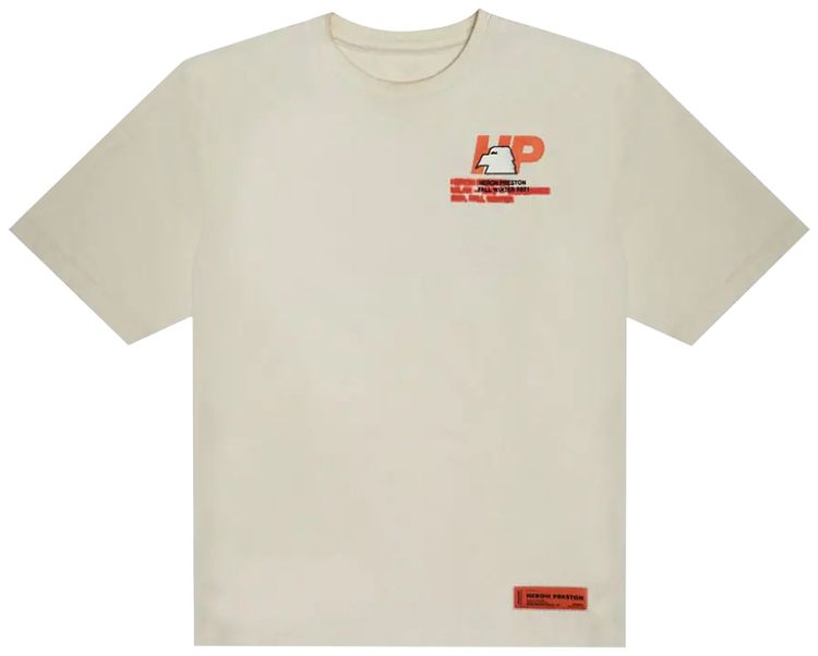 Heron Preston Short Sleeve Tee Reg Heron Gum Cream