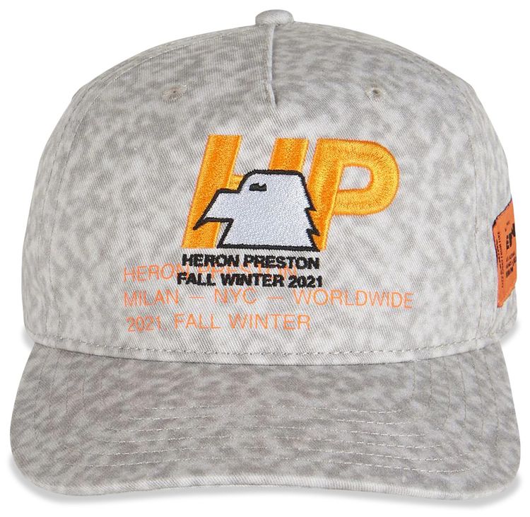 Heron Preston HP Eagle Hat Light Grey