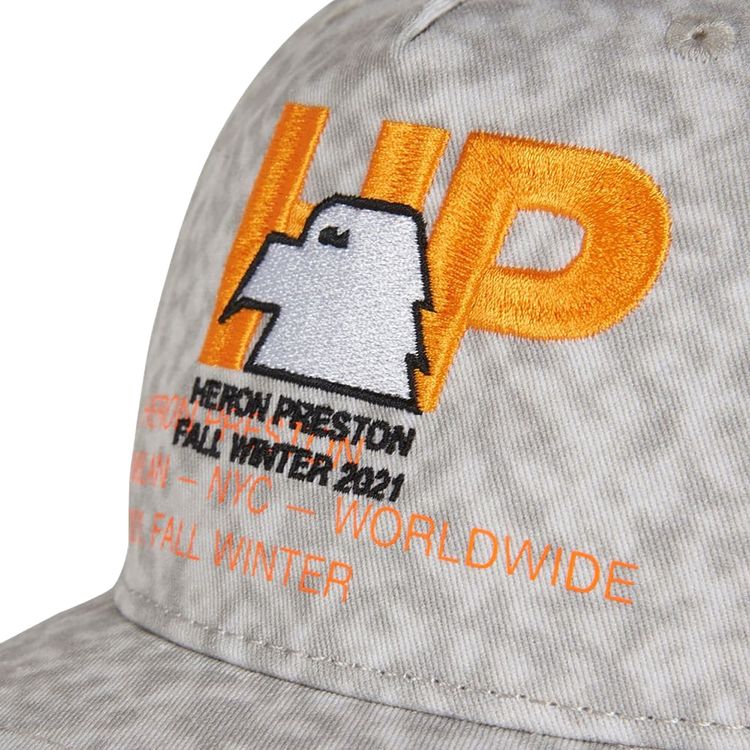 Heron Preston HP Eagle Hat Light Grey