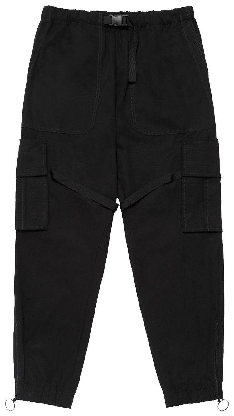 Off White Arrow Cotton Cargo Pant Black